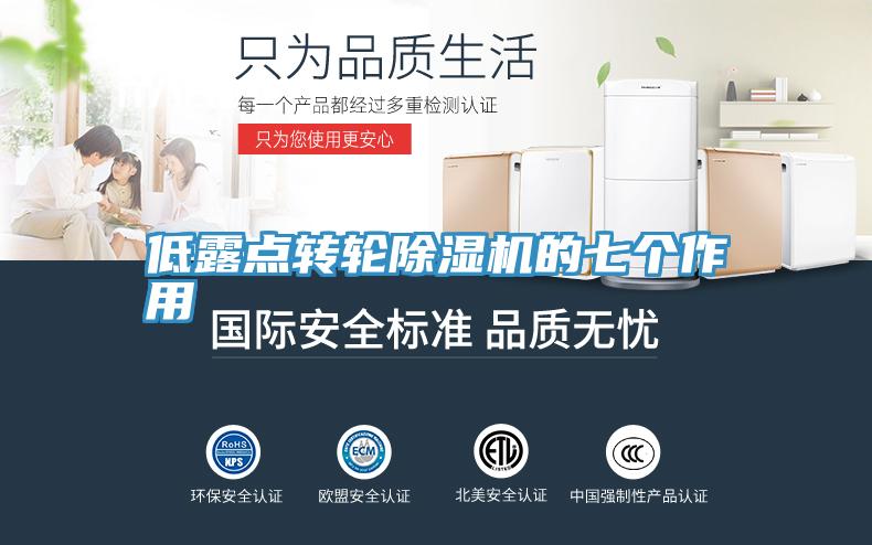 低露点转轮MR.好色破解版的七个作用