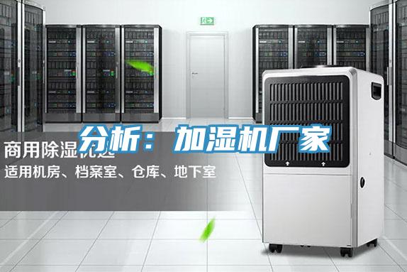 分析：加湿机厂家