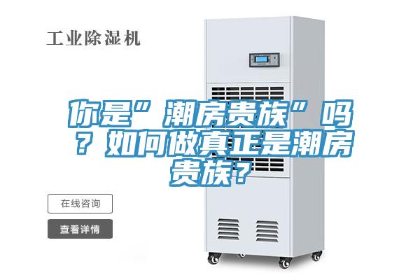 你是”潮房贵族”吗？如何做真正是潮房贵族？