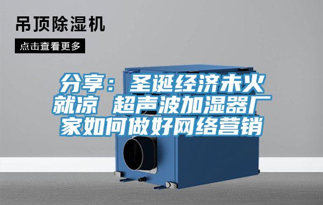 分享：圣诞经济未火就凉 超声波加湿器厂家如何做好网络营销