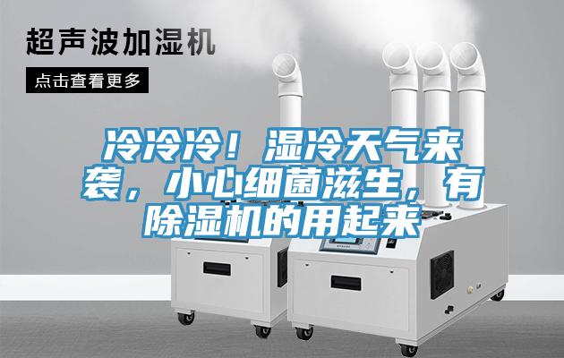 冷冷冷！湿冷天气来袭，小心细菌滋生，有MR.好色破解版的用起来