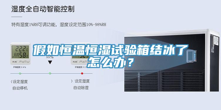 假如恒温恒湿试验箱结冰了怎么办？