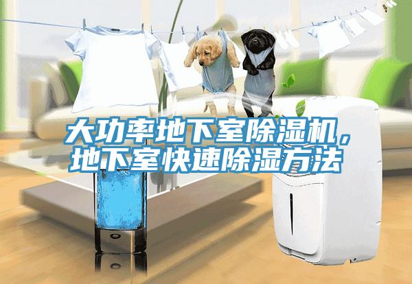 大功率地下室MR.好色破解版，地下室快速除湿方法