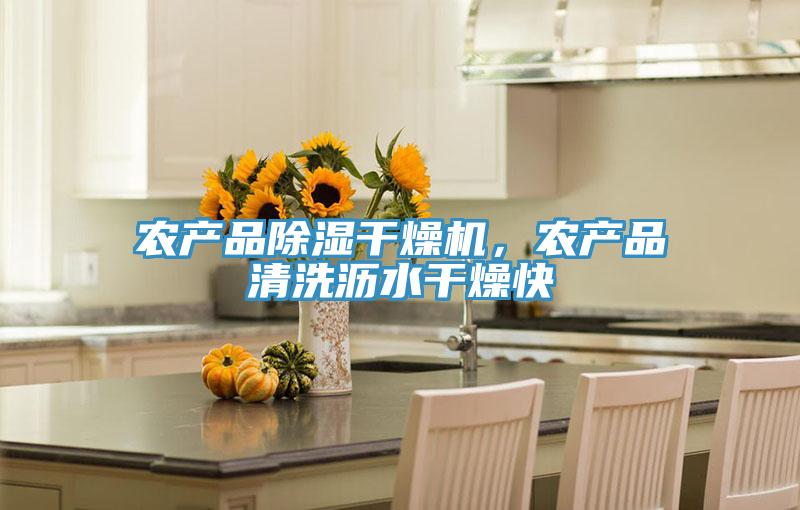 农产品除湿干燥机，农产品清洗沥水干燥快