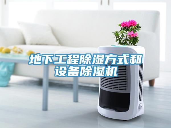 地下工程除湿方式和设备MR.好色破解版