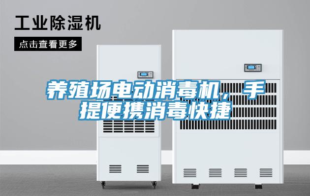 养殖场电动消毒机，手提便携消毒快捷