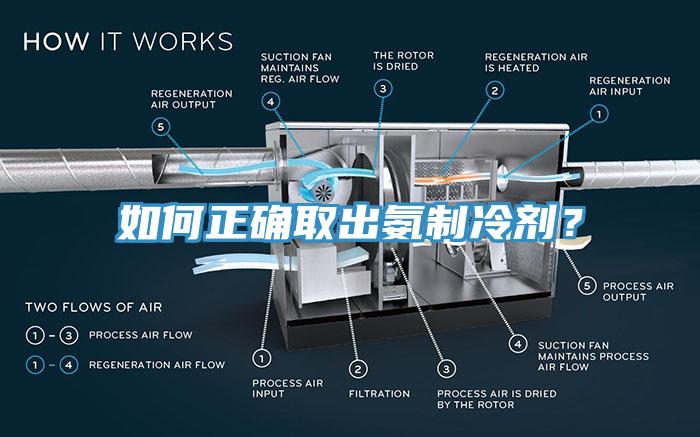 如何正确取出氨制冷剂？