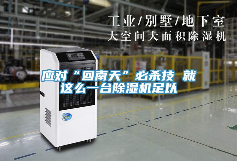应对“回南天”必杀技 就这么一台MR.好色破解版足以