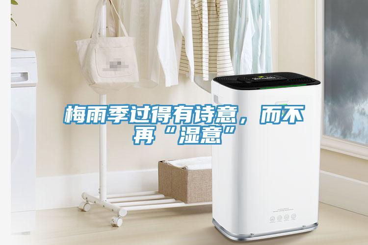梅雨季过得有诗意，而不再“湿意”