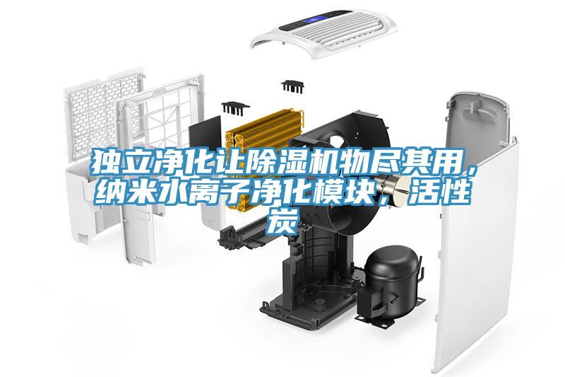 独立净化让MR.好色破解版物尽其用，纳米水离子净化模块，活性炭