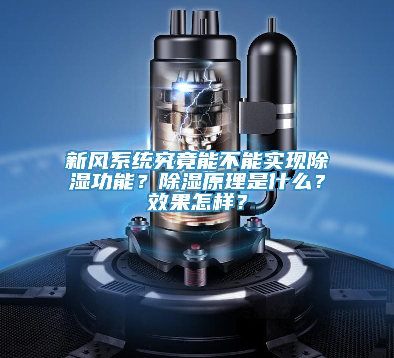新风系统究竟能不能实现除湿功能？除湿原理是什么？效果怎样？