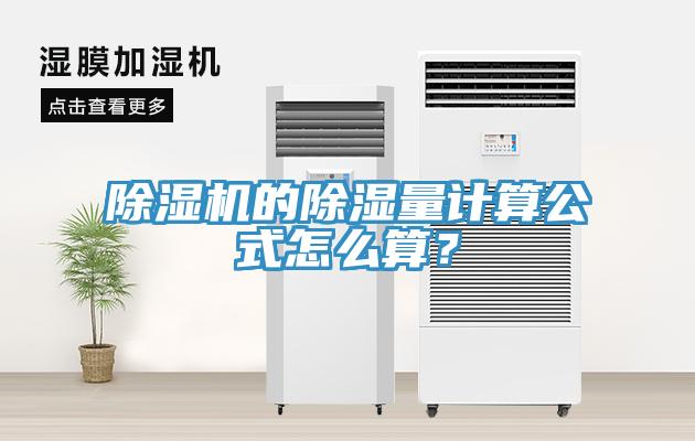MR.好色破解版的除湿量计算公式怎么算？