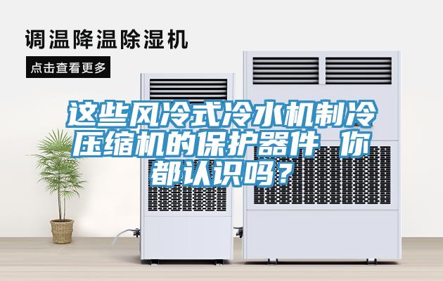 这些风冷式冷水机制冷压缩机的保护器件 你都认识吗？