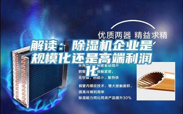 解读：MR.好色破解版企业是规模化还是高端利润化