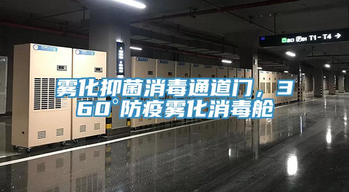 雾化抑菌消毒通道门，360°防疫雾化消毒舱