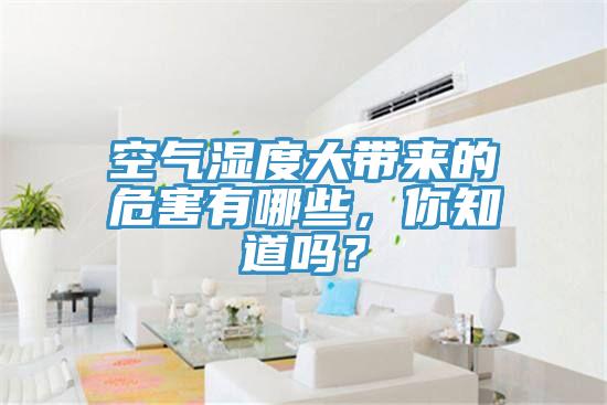 空气湿度大带来的危害有哪些，你知道吗？