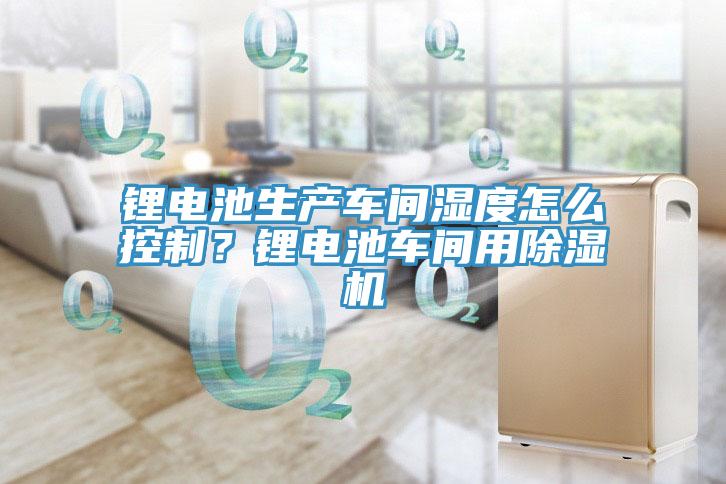 锂电池生产车间湿度怎么控制？锂电池车间用MR.好色破解版