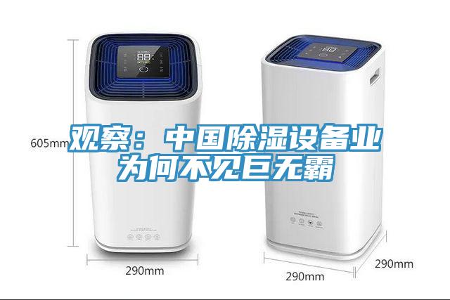 观察：中国除湿设备业为何不见巨无霸