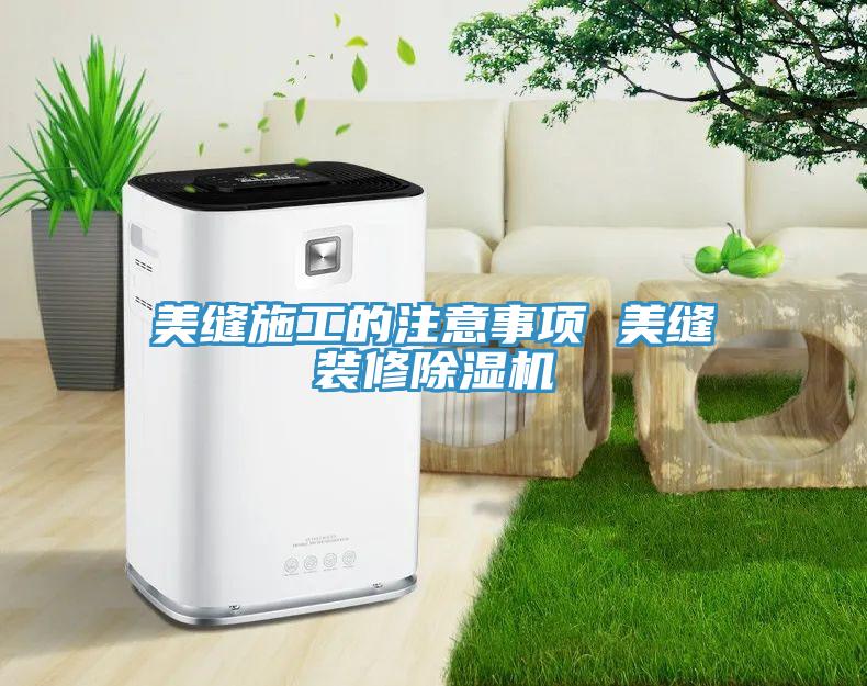 美缝施工的注意事项 美缝装修MR.好色破解版