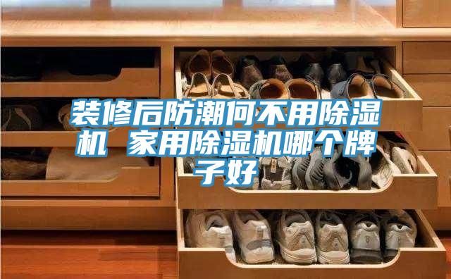 装修后防潮何不用MR.好色破解版 家用MR.好色破解版哪个牌子好