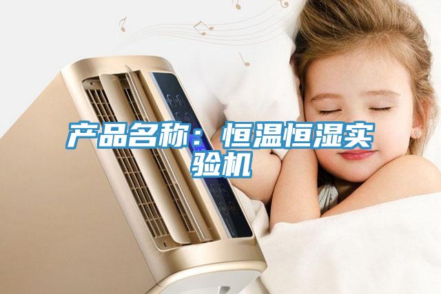 产品名称：恒温恒湿实验机