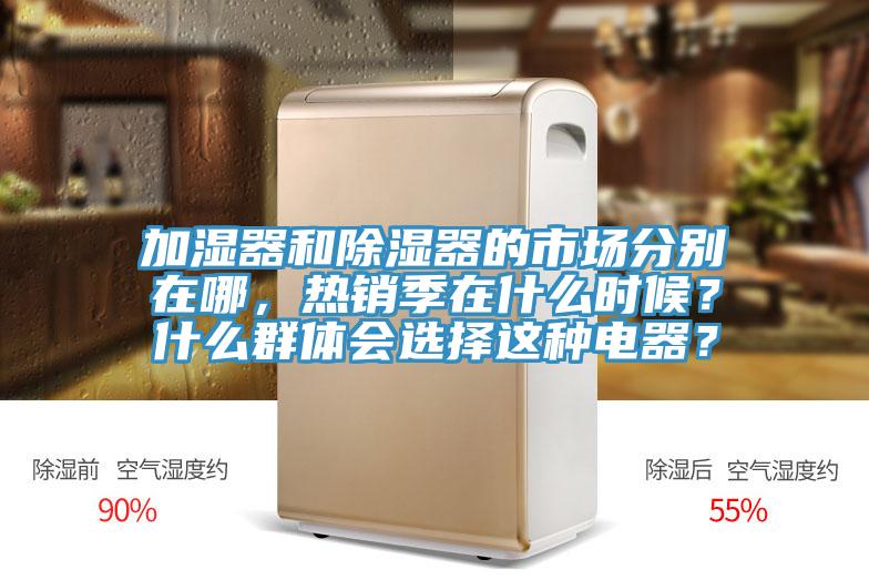 加湿器和除湿器的市场分别在哪，热销季在什么时候？什么群体会选择这种电器？