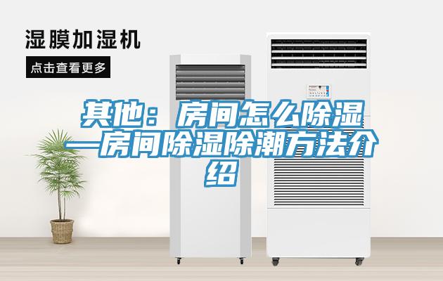 其他：房间怎么除湿—房间除湿除潮方法介绍