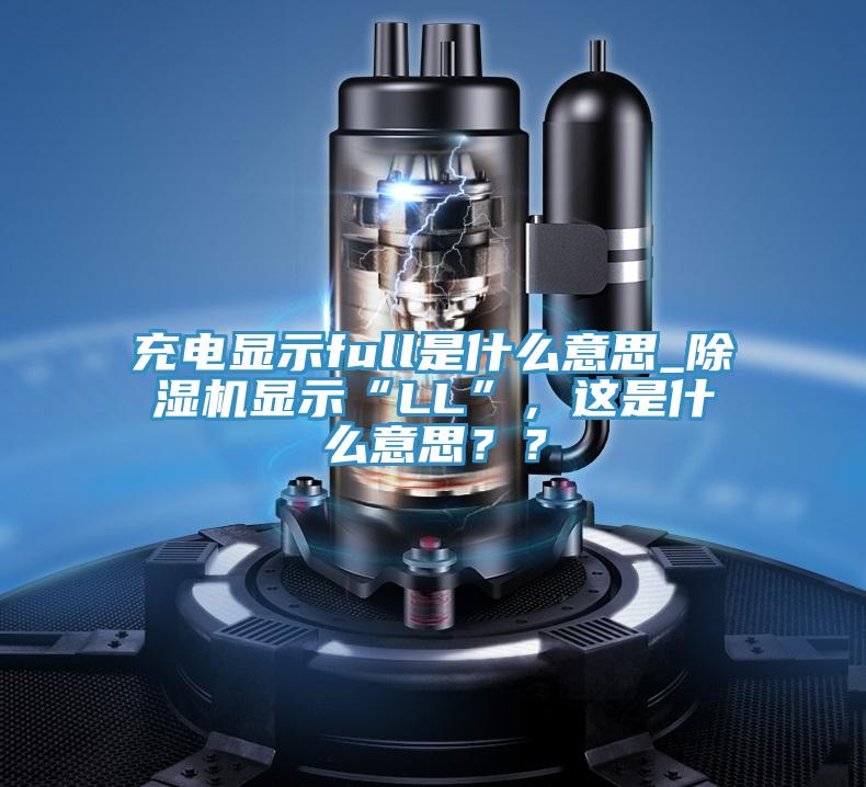 充电显示full是什么意思_MR.好色破解版显示“LL”，这是什么意思？？