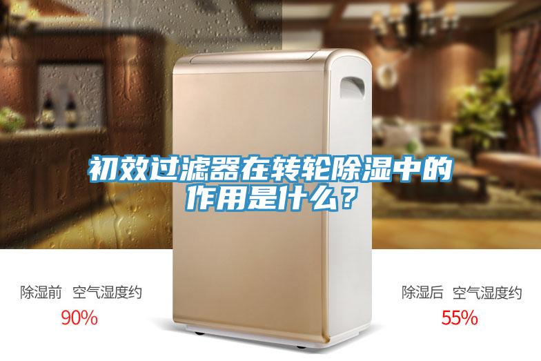 初效过滤器在转轮除湿中的作用是什么？