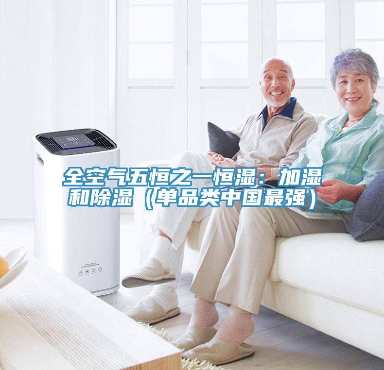 全空气五恒之一恒湿：加湿和除湿（单品类中国最强）