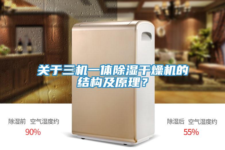 关于三机一体除湿干燥机的结构及原理？