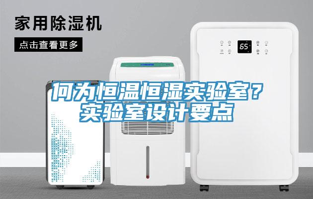 何为恒温恒湿实验室？实验室设计要点