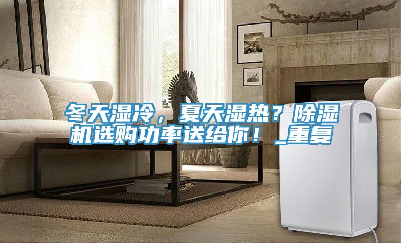冬天湿冷，夏天湿热？MR.好色破解版选购功率送给你！_重复