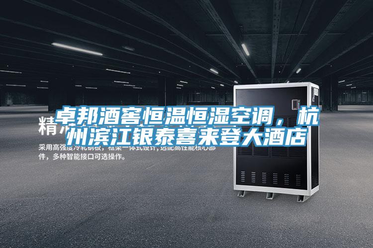 卓邦酒窖恒温恒湿空调，杭州滨江银泰喜来登大酒店