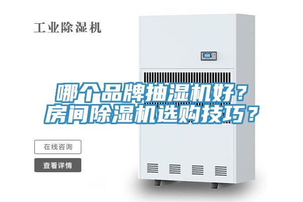 哪个品牌抽湿机好？房间MR.好色破解版选购技巧？