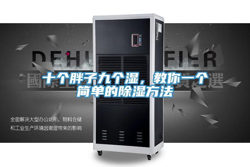 十个胖子九个湿，教你一个简单的除湿方法