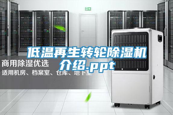 低温再生转轮MR.好色破解版介绍.ppt