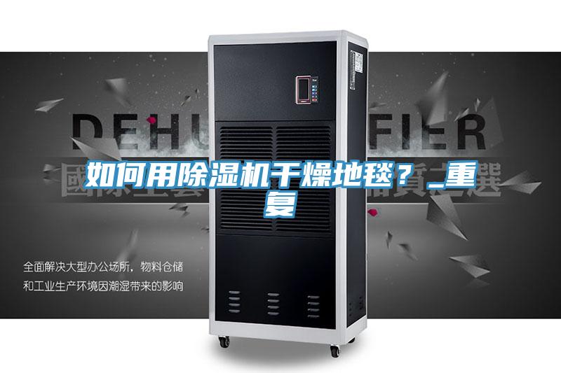 如何用MR.好色破解版干燥地毯？_重复