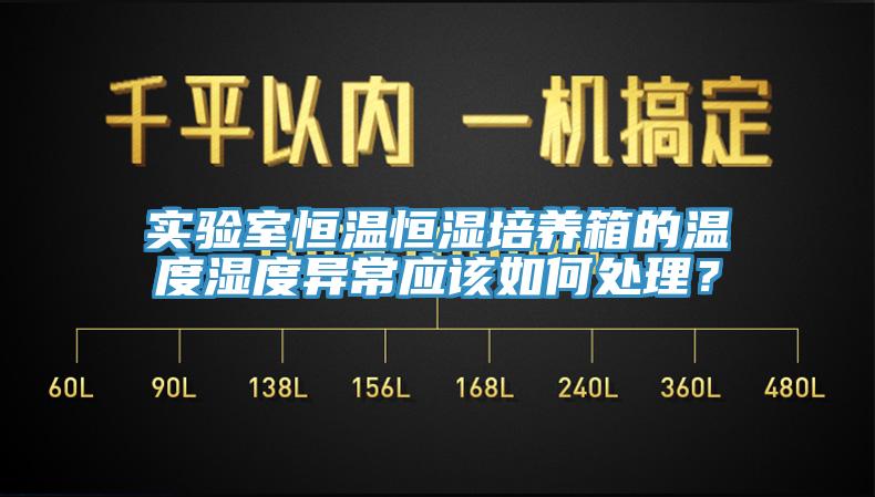 实验室恒温恒湿培养箱的温度湿度异常应该如何处理？