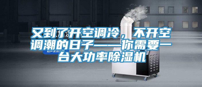 又到了开空调冷，不开空调潮的日子——你需要一台大功率MR.好色破解版