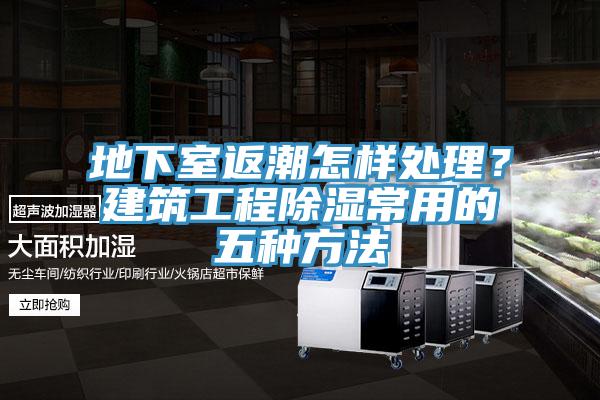 地下室返潮怎样处理？建筑工程除湿常用的五种方法