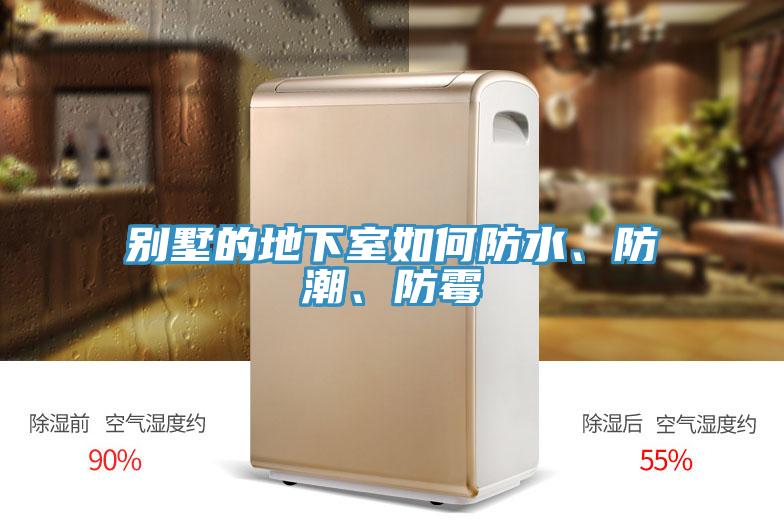别墅的地下室如何防水、防潮、防霉