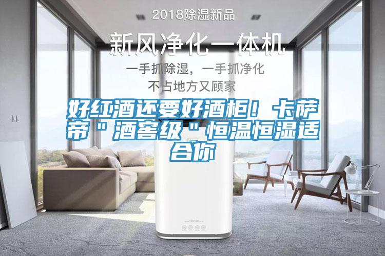 好红酒还要好酒柜！卡萨帝＂酒窖级＂恒温恒湿适合你