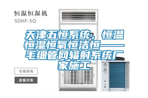 天津五恒系统，恒温恒湿恒氧恒洁恒——毛细管网辐射系统厂家施工