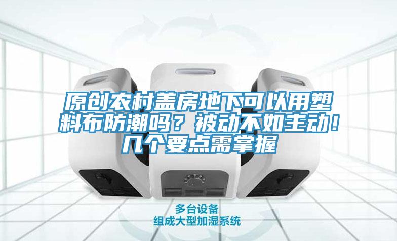 原创农村盖房地下可以用塑料布防潮吗？被动不如主动！几个要点需掌握