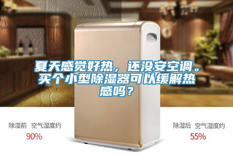 夏天感觉好热，还没安空调。买个小型除湿器可以缓解热感吗？