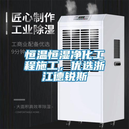 恒温恒湿净化工程施工，优选浙江德锐斯