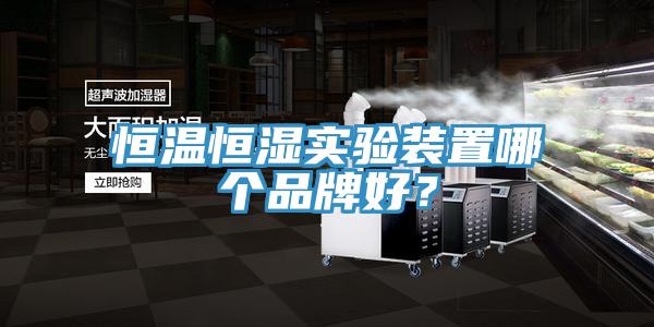 恒温恒湿实验装置哪个品牌好？