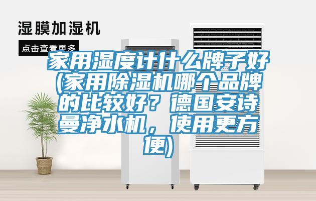 家用湿度计什么牌子好(家用MR.好色破解版哪个品牌的比较好？德国好色先生TV下载网站净水机，使用更方便)