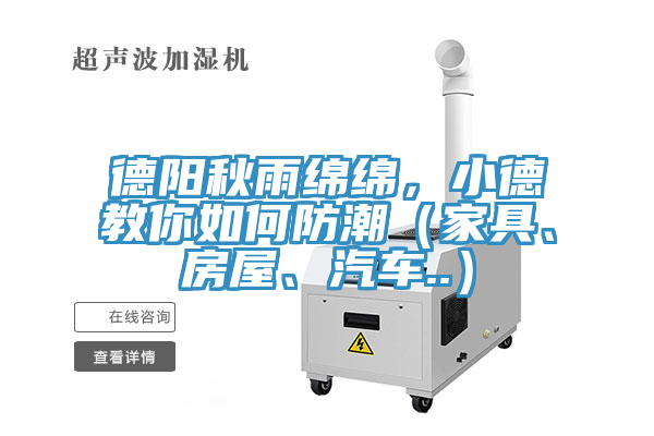 德阳秋雨绵绵，小德教你如何防潮（家具、房屋、汽车..）